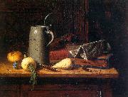 William Michael Harnett Still Life with Turnips Sweden oil painting artist